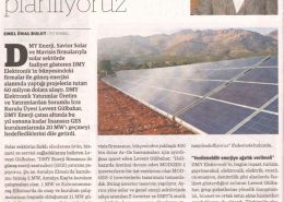Levent Gülbahar: Bu yıl 20MW'lık güneş enerjisi santrali kurulumu planlıyoruz